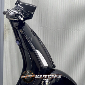 sơn xe vespa màu đen