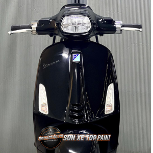 sơn xe vespa màu đen